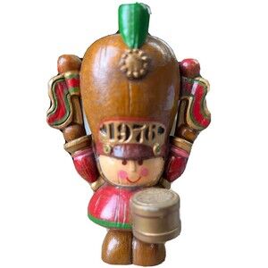 Hallmark Keepsake Christmas Tree Ornament Little Drummer Boy 76 Folk Art Vintage